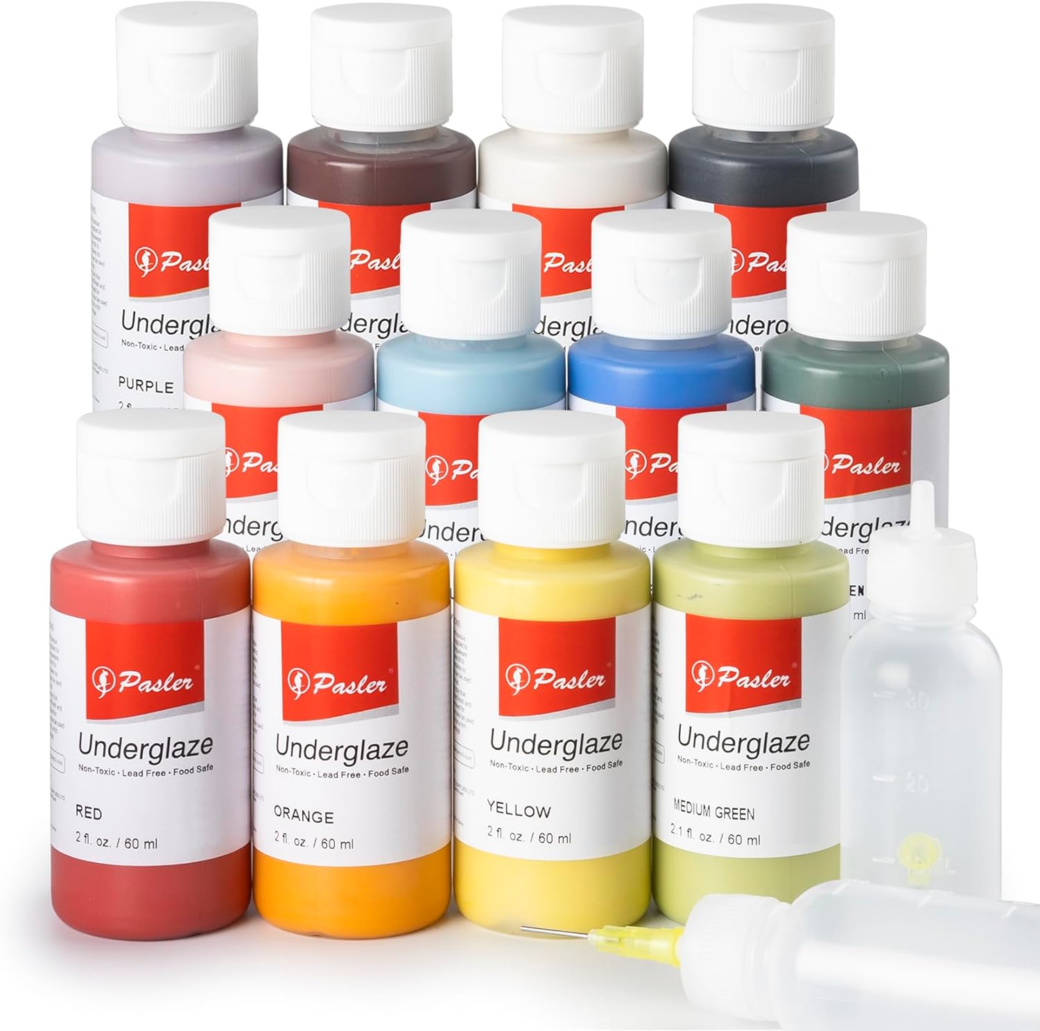Pasler Underglaze 60ml 12 Color