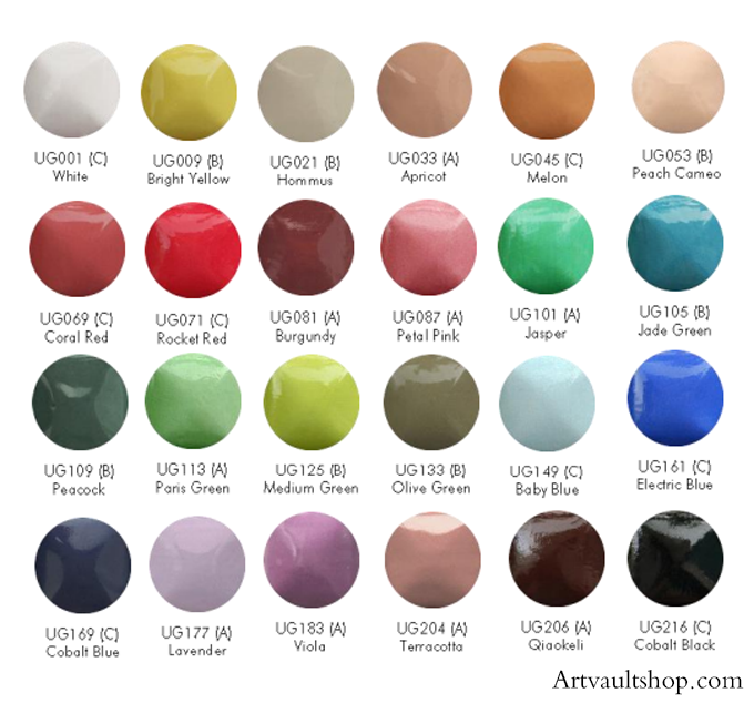 Underglaze ceramic colors 60ML