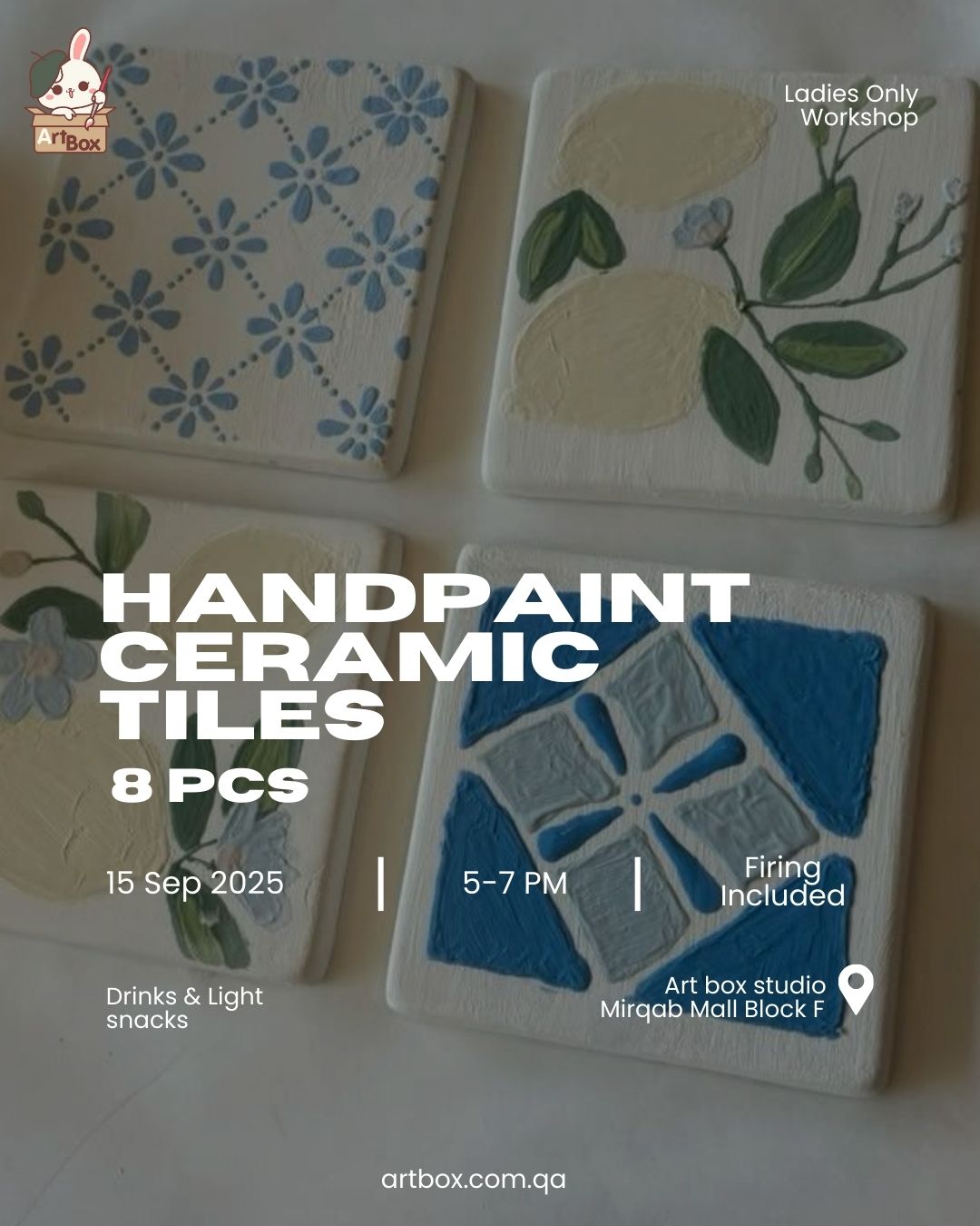 15 Sep 2025 | Only Ladies - Handpaint ceramic tiles