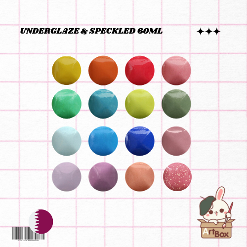 Underglaze ceramic colors 60ML
