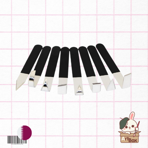 8 Pack Metal Clay Carving Knife -Pottery Tools