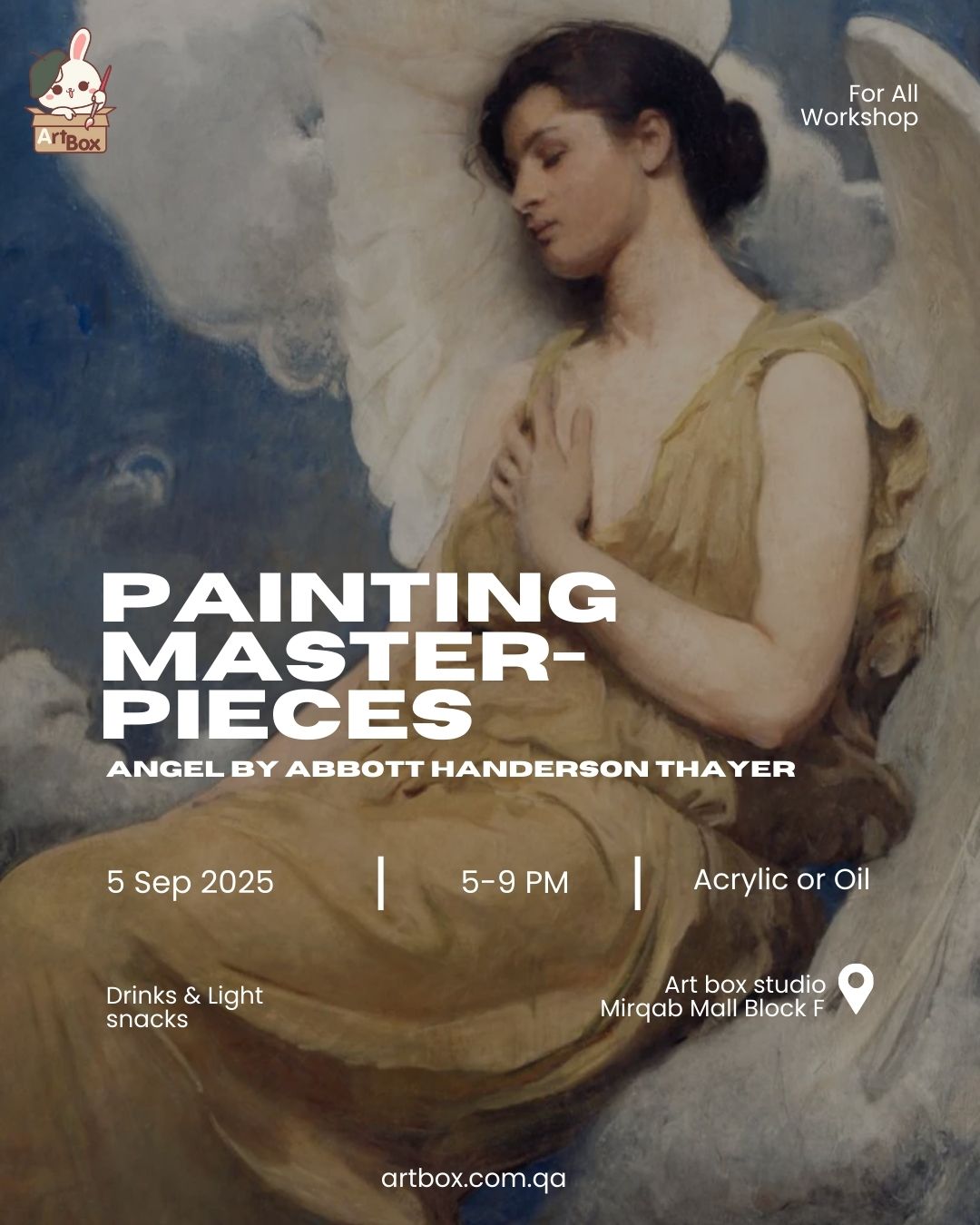 5 Sep 2025 | Painting Masterpieces: Angel by Abbott Handerson Thayer