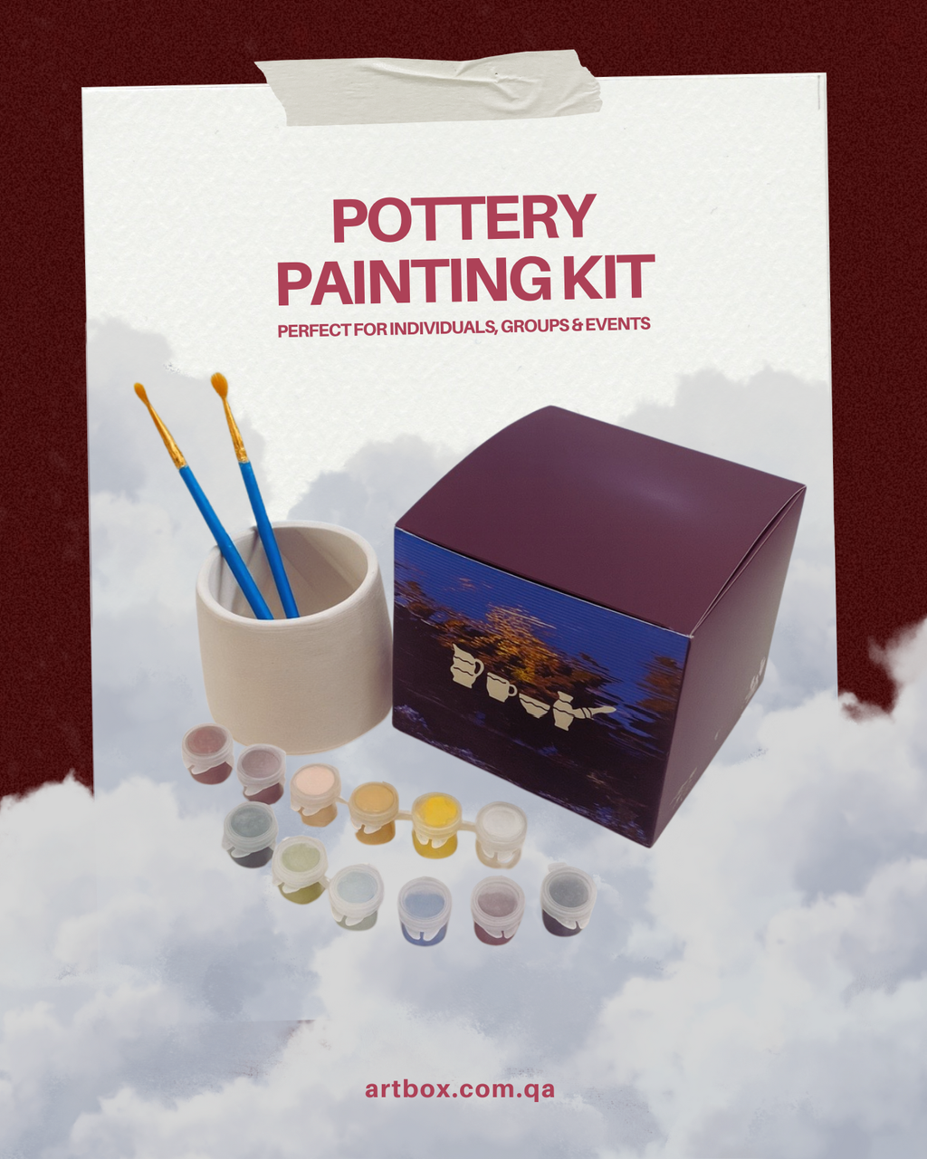Pottery Painting Kit - Small