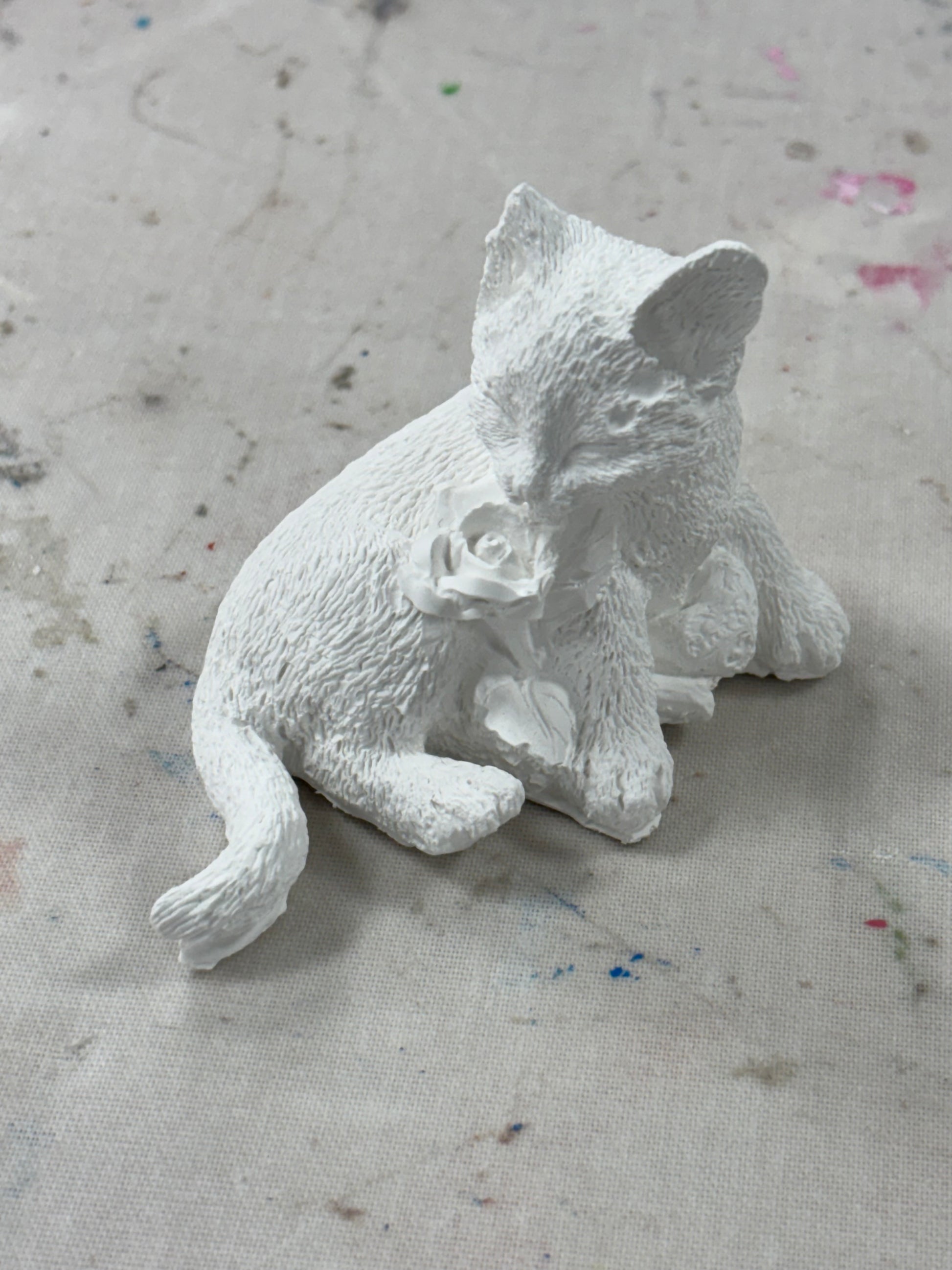 Plaster sculptures