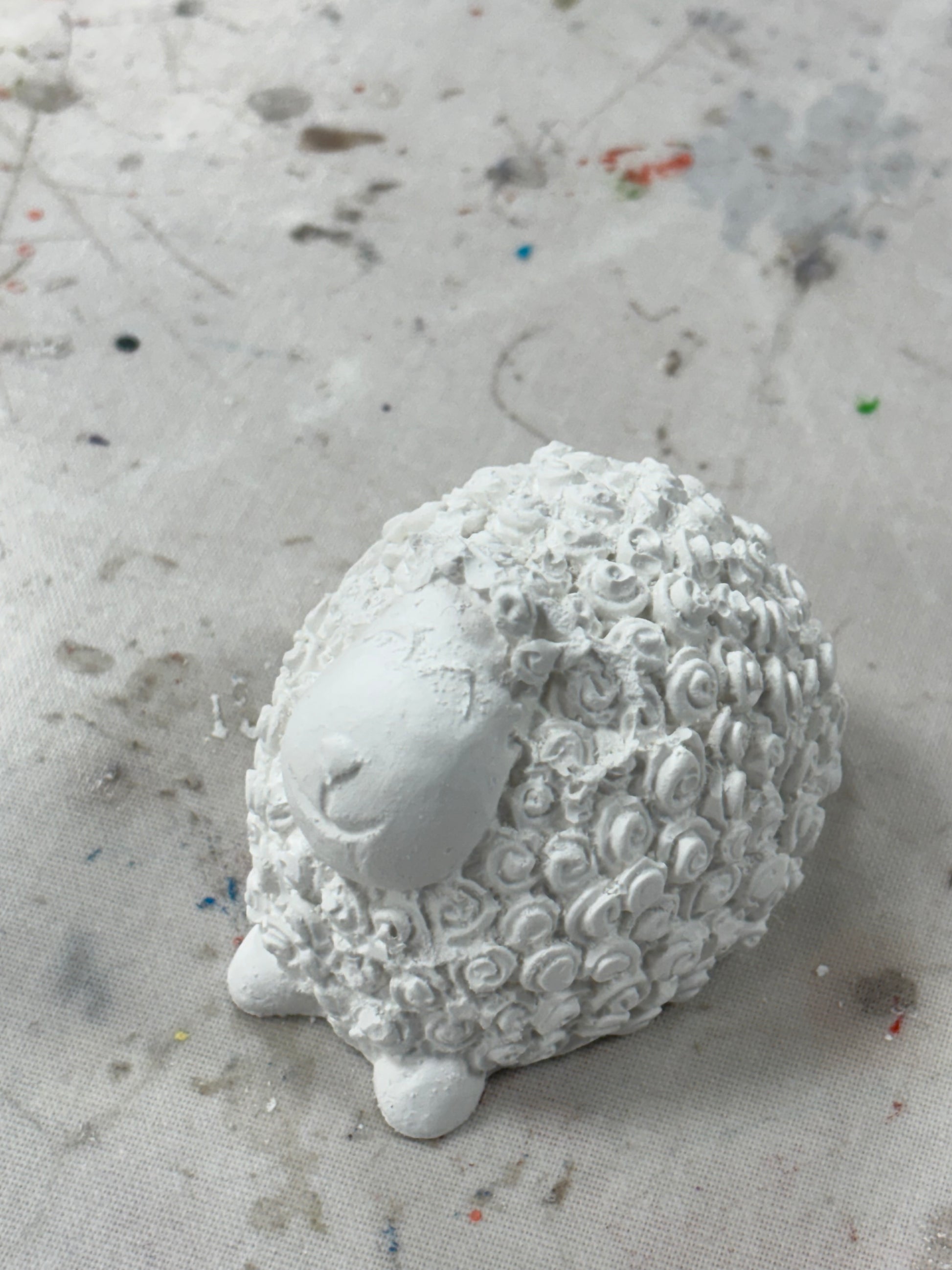 Plaster sculptures