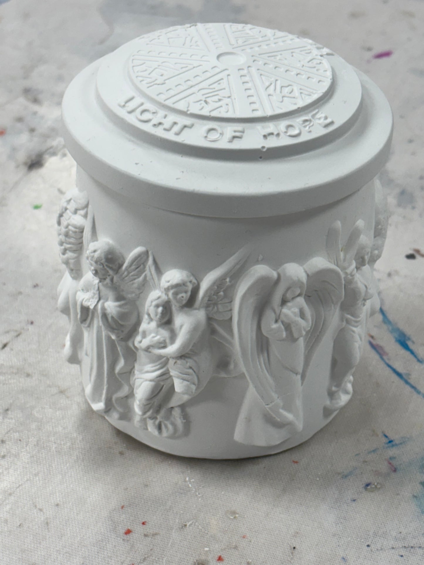Plaster sculptures