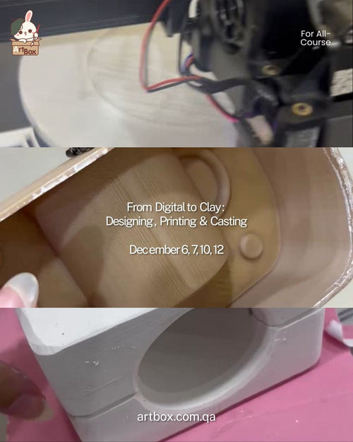 *EarlyBird* From Digital to Clay : Designing, Printing & Casting