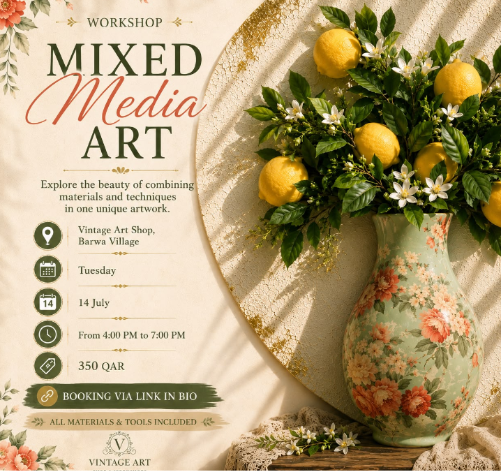 Mixed media art workshop
