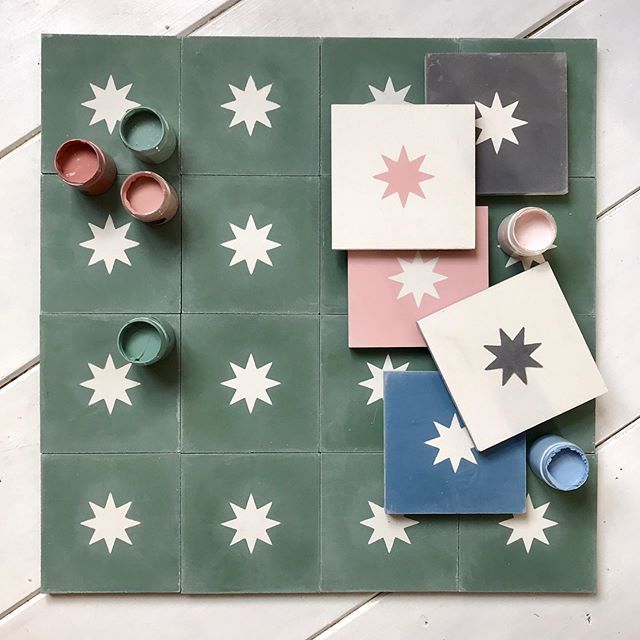 Handmade ceramic tiles onto furniture - Ladies Only